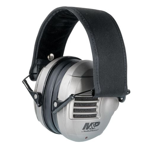 Smith & Wesson Alpha Electronic Earmuffs (NRR 23dB) Gray