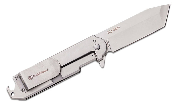 Smith & Wesson Big Benji Folding Knife 3.5" Tanto Point