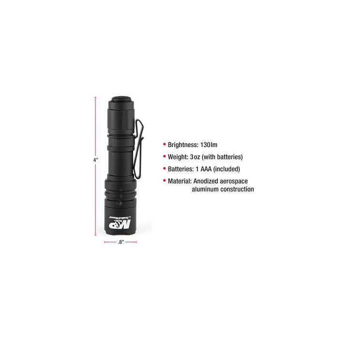 Smith & Wesson Delta Force CS-10 Flashlight Aluminum Black