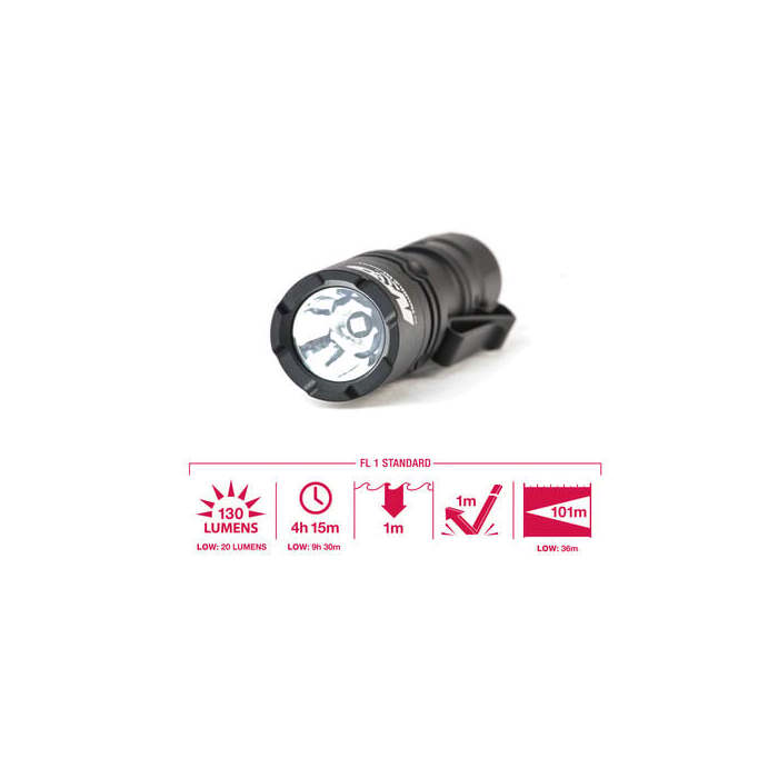 Smith & Wesson Delta Force CS-10 Flashlight Aluminum Black