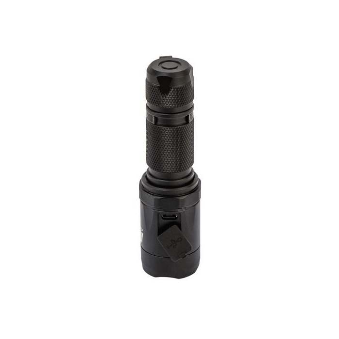 Smith & Wesson Duty Series CS Rechargeable Flashlight Aluminum Black