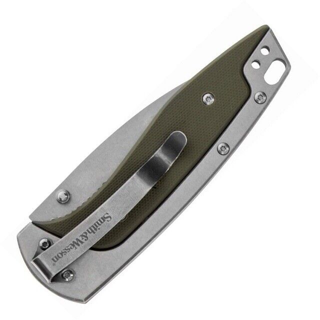 Smith & Wesson Freighter Folding Knife 3.13" Clip Point