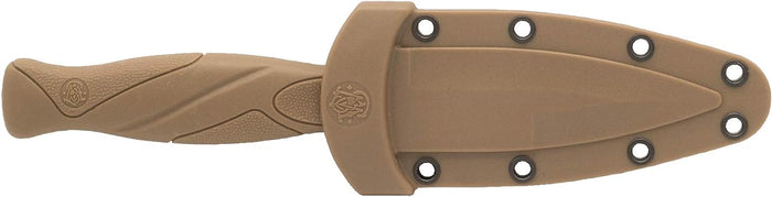 Smith & Wesson Knives FDE Fixed Blade 2.75 Clip Point Plain Edge