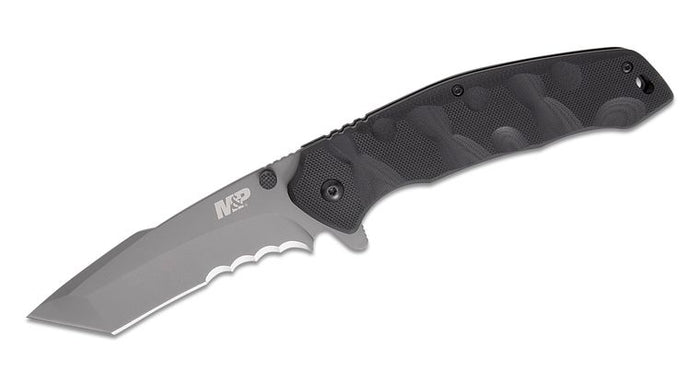 Smith & Wesson M&P Special Ops Assisted Opening Folding Knife 4" Combo Tanto Point