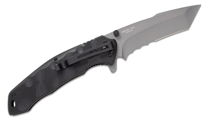 Smith & Wesson M&P Special Ops Assisted Opening Folding Knife 4" Combo Tanto Point