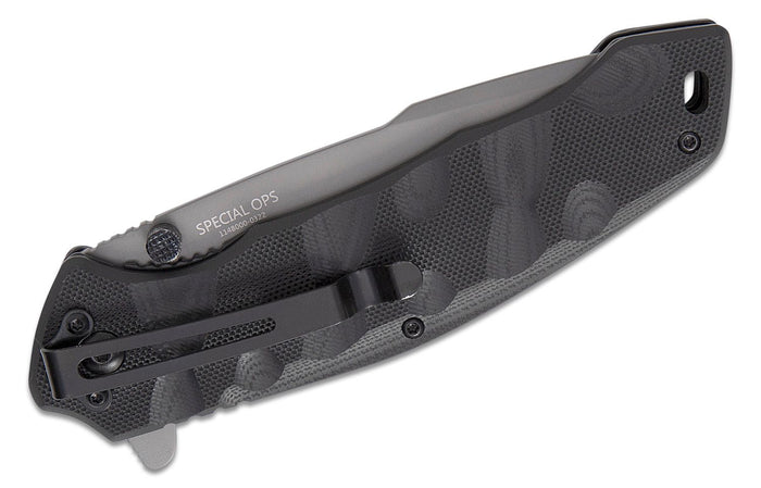 Smith & Wesson M&P Special Ops Assisted Opening Folding Knife 4" Combo Tanto Point