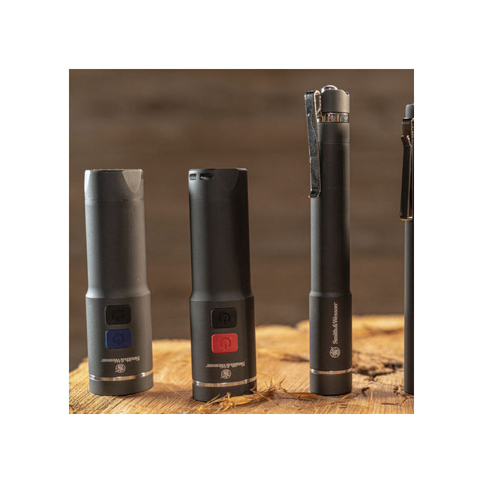 Smith & Wesson Night Guard Dual-Beam Flashlight Aluminum Black