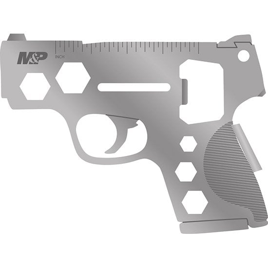 Smith & Wesson Pistol Novelty Multi-Tool ‎Stainless Steel Stainless Steel ‎Stainless Steel
