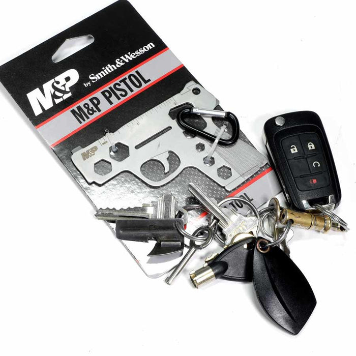 Smith & Wesson Pistol Novelty Multi-Tool ‎Stainless Steel Stainless Steel ‎Stainless Steel