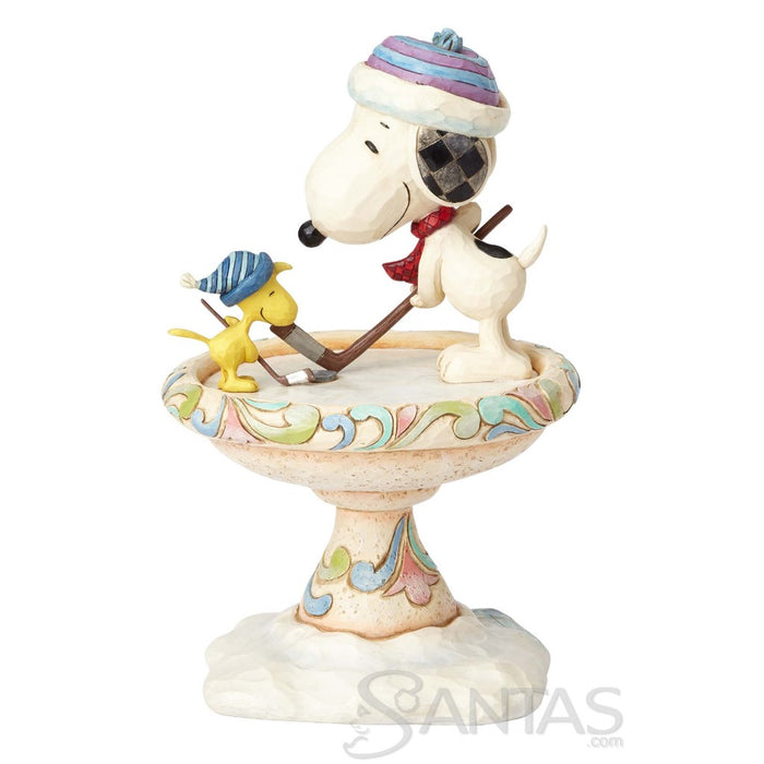 Snoopy and Woodstock - Friendly Face Off by Jim Shore