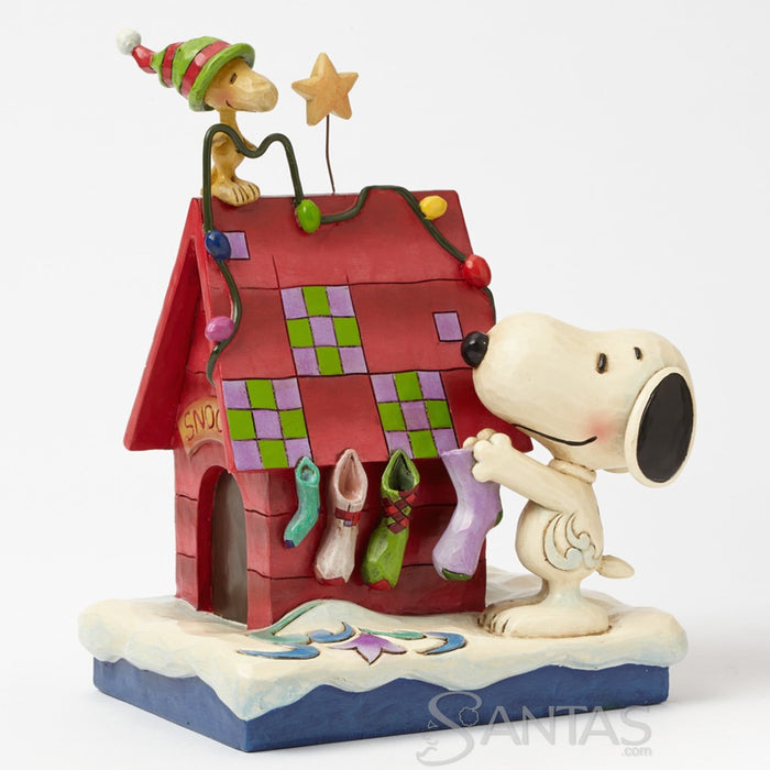 Snoopy and Woodstock - Prepping for Santa