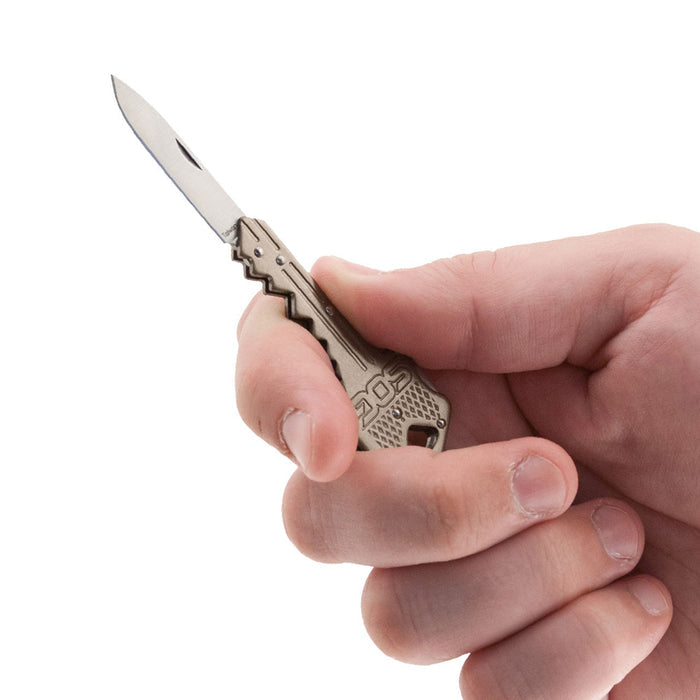 SOG Key Folding Knife 1.5" Drop Point
