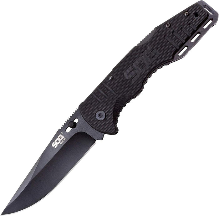 SOG Salute Folding Knife 3.63" Clip Point
