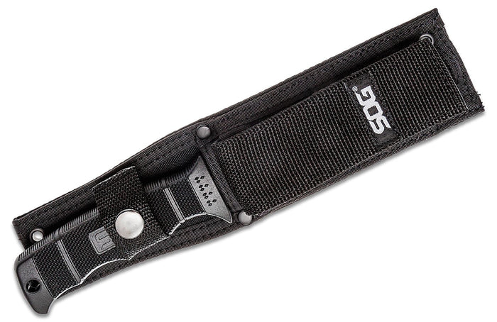 SOG SEAL Pup Fixed Blade 4.75" Clip Point Partially Serrated