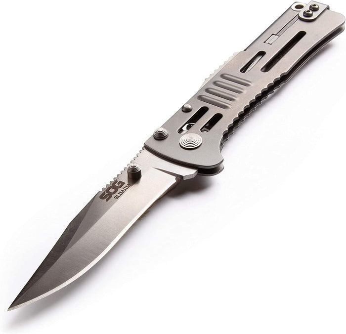 SOG SlimJim S.A.T. Assisted Opening Folding Knife 3.18" Clip Point