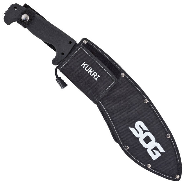SOG SOGFari Kukri Machete 12" Kukri Plain Edge with Serrated Spine
