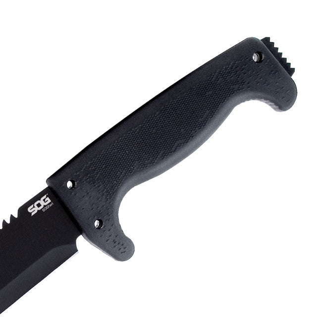 SOG SOGFari Machete 13" Drop Point Plain Edge with Serrated Spine
