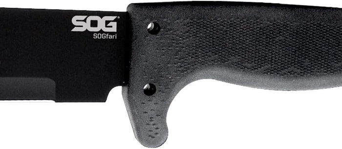 SOG SOGFari Machete 18" Drop Point Plain Edge with Serrated Spine
