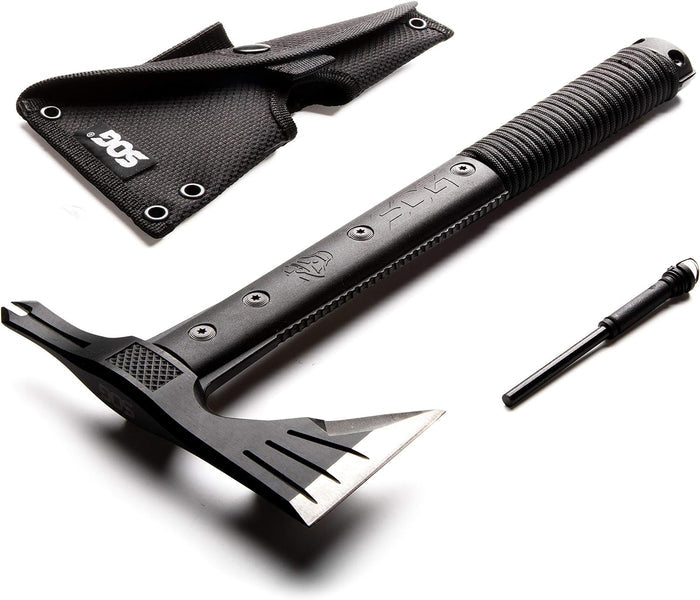 SOG SurvivalHawk Tomahawk 2CR Steel Blade Nylon Handle Black
