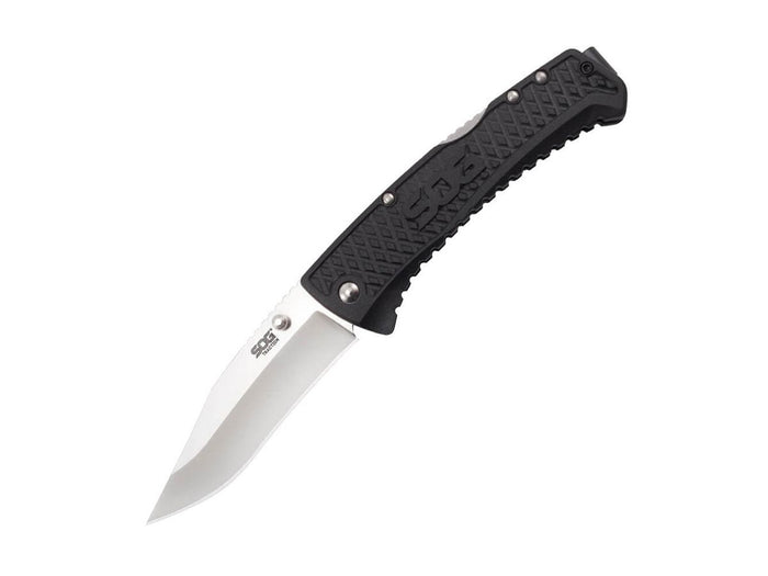 SOG Traction Folding Knife 3.5" Clip Point