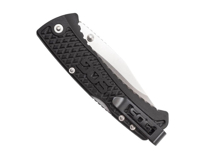 SOG Traction Folding Knife 3.5" Clip Point