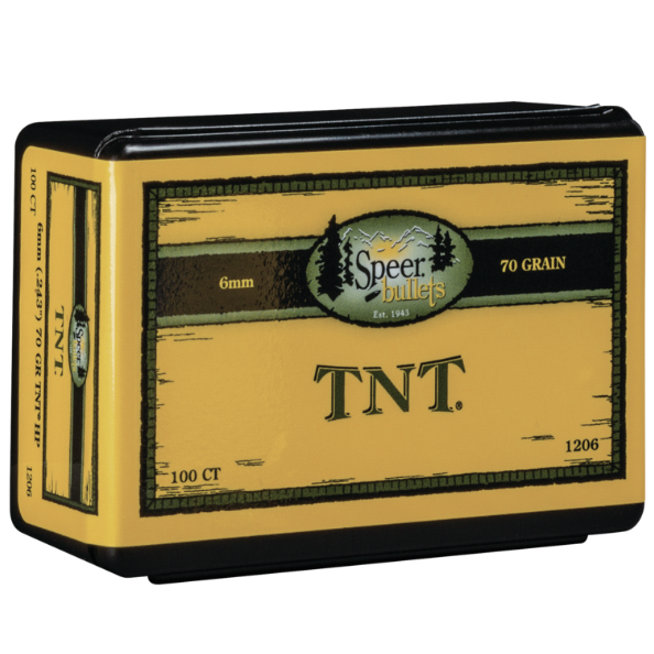 Speer .243 / 6mm 70 Grain Hollow Point TNT (100)