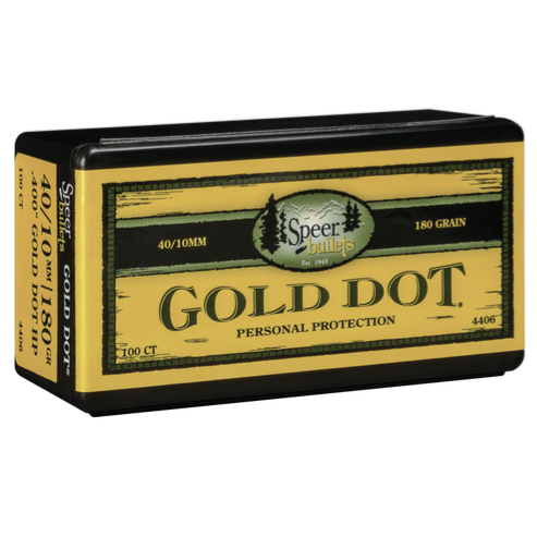 Speer .400 / 40-10mm 180 Grain Gold Dot Hollow Point (100)