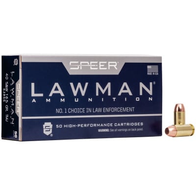 Speer Ammunition 40 S&W 165 Grain Total Metal Jacket 50 Count