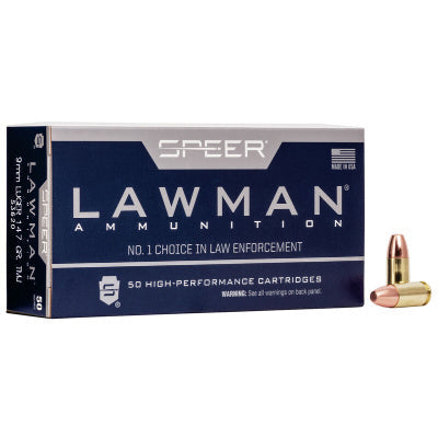 Speer Ammunition 9mm Luger 147 Grain Total Metal Jacket 50 Count
