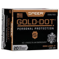 Speer Ammunition 9mm Luger +P 124 Grain Jacketed Hollow Point 20 Count