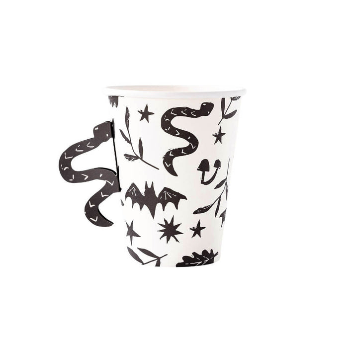 Spooky Icons Snake Handle Party Cups - bubblegum market