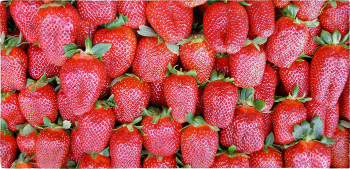Strawberries - 30" x 60" Microfiber Beach Towel