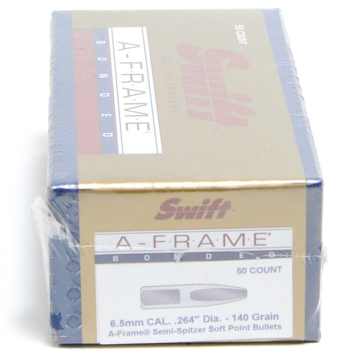 Swift .264 / 6.5mm 140 Grain A-Frame Semi-Spitzer (50)