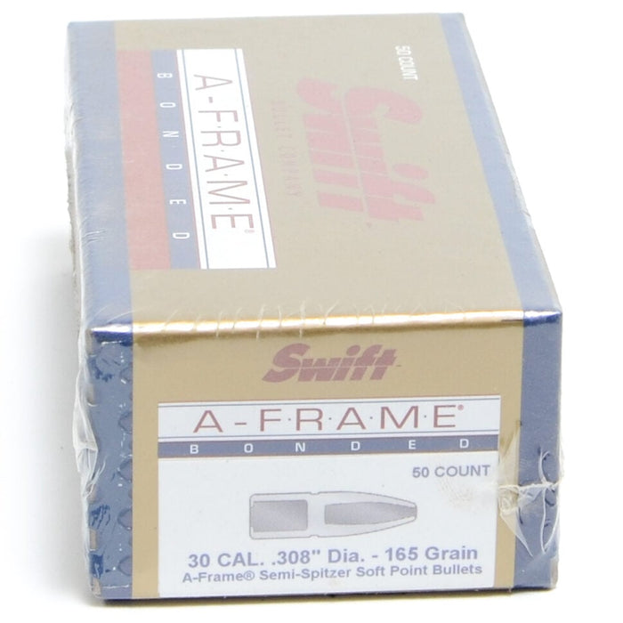 Swift .308 / 30 165 Grain A-Frame Semi-Spitzer (50)