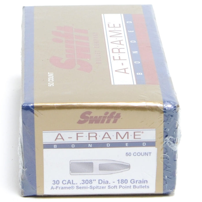 Swift .308 / 30 180 Grain A-Frame Semi-Spitzer (50)
