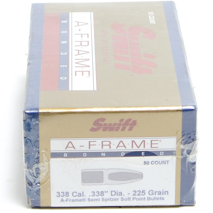 Swift .338 / 338 225 Grain A-Frame Semi-Spitzer (50)