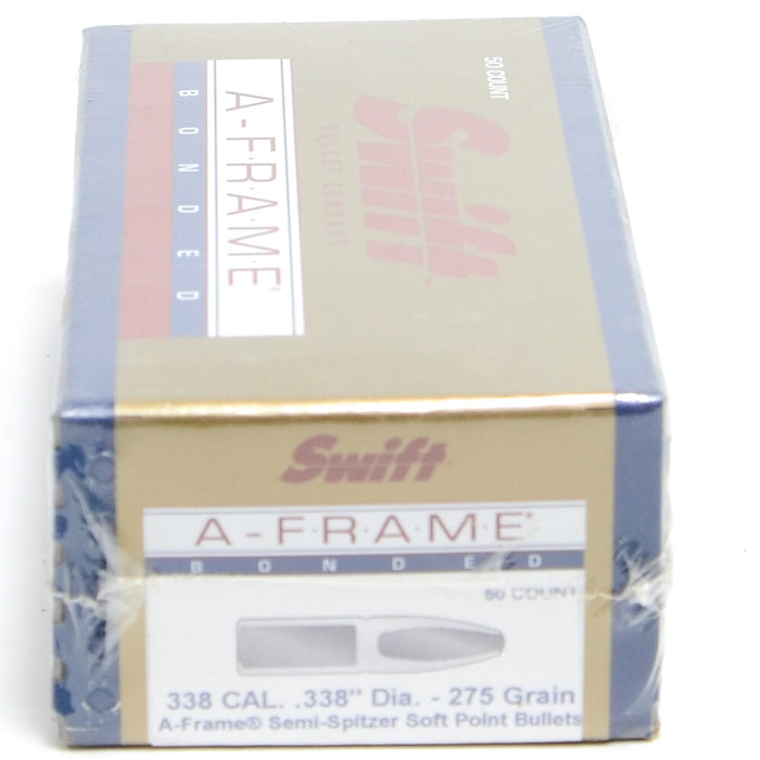 Swift .338 / 338 275 Grain A-Frame Semi-Spitzer (50)