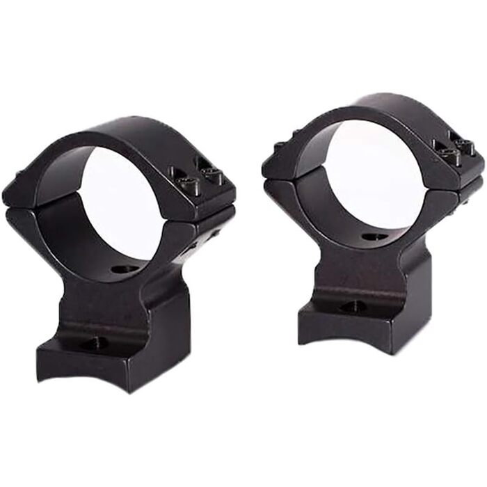 Talley Lightweight 2-Piece Scope Mount 1" Medium Height Cascade (Short Action) Black