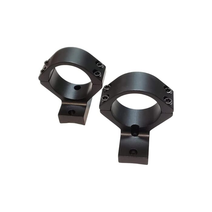 Talley Lightweight 2-Piece Scope Mount 30mm Medium Height H-S Precision (Extended Front) (8-40) Matte Black