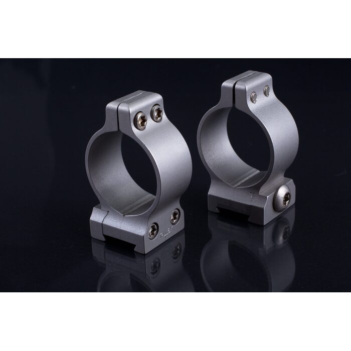 Talley Quick Detachable Scope Rings with Lever 30mm Low Height Stainless