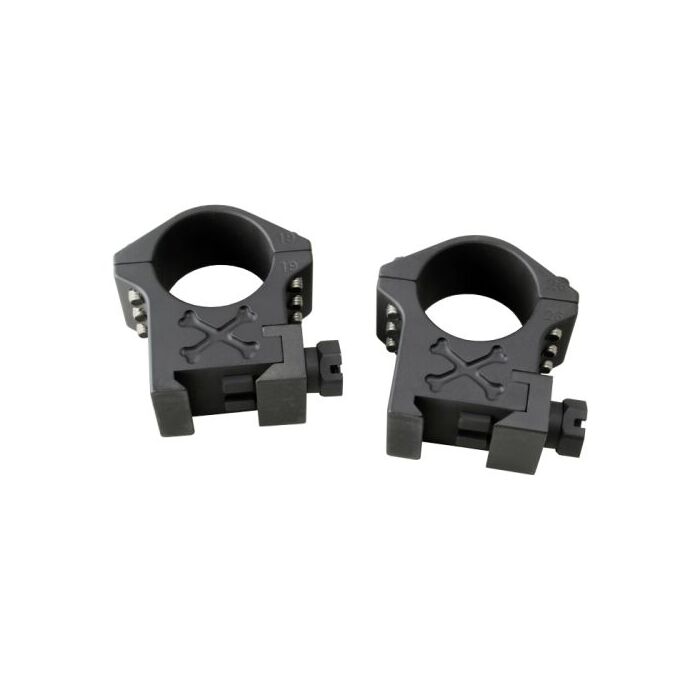Talley Scope Rings 30mm High Height Matte Black