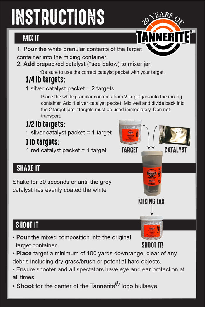 Tannerite Single 1 lb Exploding Target