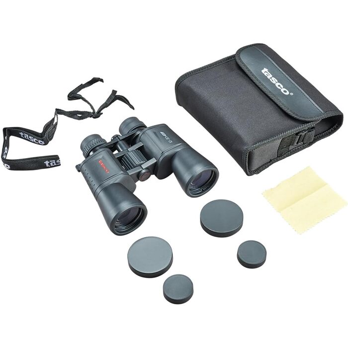 Tasco Essentials Binoculars 10-30x50mm Black