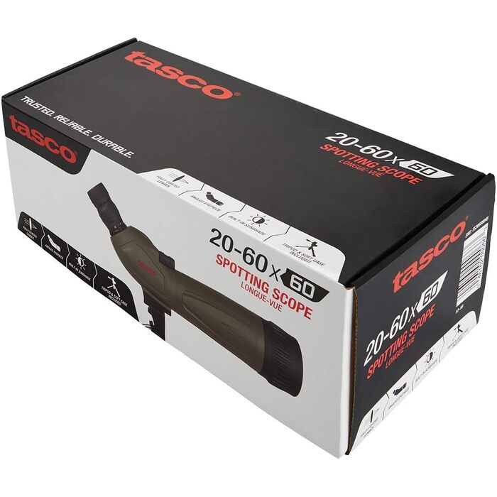 Tasco World Class Spotting Scope 20-60x60mm Angled
