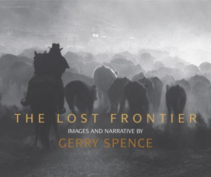 The Lost Frontier book cover with dark mountain silhouettes and orange title text