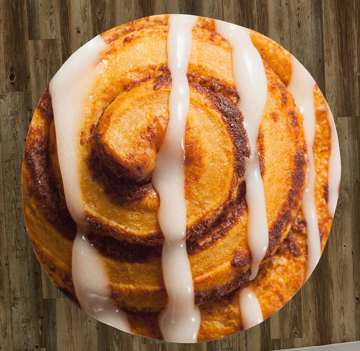 The Perfect Cinnamon Roll 60" Round Microfiber Beach Towel