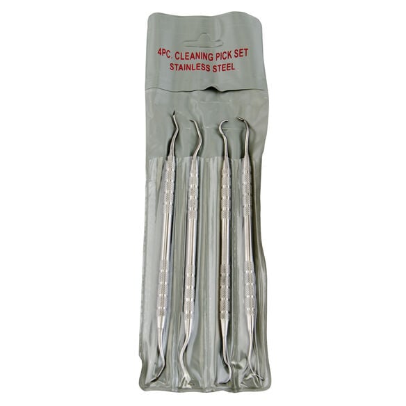 Tipton 4-Piece Gun Cleaning Pick Set Stainless Steel