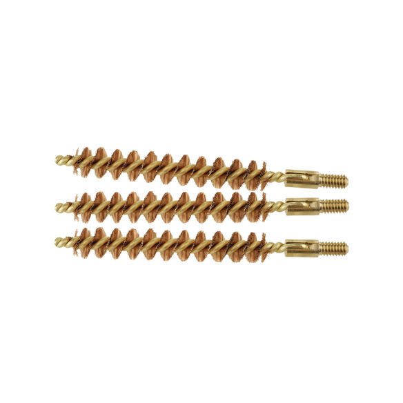 Tipton Best Rifle Bore Brush Bronze 22 Caliber 8-32 Thread Pack of 3