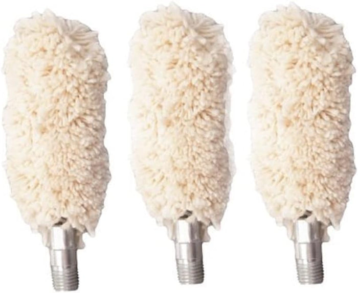Tipton Shotgun Bore Cleaning Mop Cotton 10 - 12 Gauge 5/16"-27 Thread Pack of 3