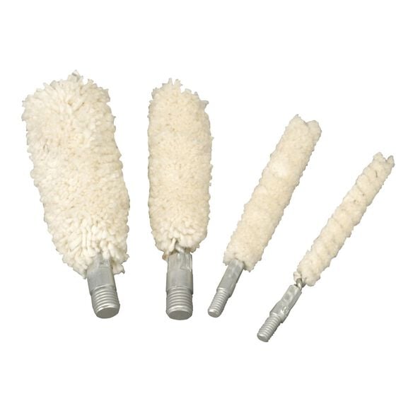 Tipton Shotgun Bore Cleaning Mop Cotton 10 - 12 Gauge 5/16"-27 Thread Pack of 3